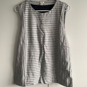 J crew vest navy and gray size XL